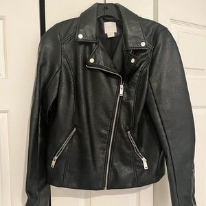 H&M faux leather jacket